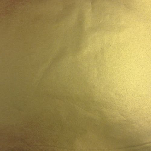 100 x Metallic Gold Tissue Paper / Gift Wrap / Wrapping Paper Sheets