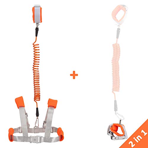 OFUN Toddler Walking Harness Leash, Anti Lost Wrist Link for Toddler, Baby Safety Harness for Walking,【2 in 1 Upgraded】Safety Leashes 2.5M - Thumbnail 7
