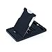 ETable Adjustable Cell Phone Stand Multi-Angle Portable Cellphone Stand for all iPhone, Samsung, Android Smartphones, Tablets, Kindle - Cell Phone Holder for Desk, Watching Video or Video Call - Black