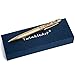 TwinkleArt 24K Gold Foil Ballpoint Pen Floating Golden Flakes with Gift Box (Champagne)