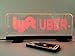 MC&SA Uber Lyft Sign Lyft Uber Light 16 Colours Changed with Wireless Remote 5.5ft Cord Sign Size:9.4X3.7in. Acrylic Engraving Sign