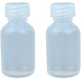 NJbinglab 2PCS PFA 100ml Narrow Mouth Bottle, Laboratory Plastic Reagent Bottle for ICP-MS Geochemistry, Low Background Value
