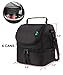 Dual Compartment Insulated lunch Bag, Double Deck Reusable Insulated Lunch Tote Bag for Adult with Removable Divider for Work,Office,School,Picnic,Camping(6 Cans)