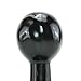 Doc Johnson Classic - Round Butt Plug - 2.7 Inch Diameter - Large - Black