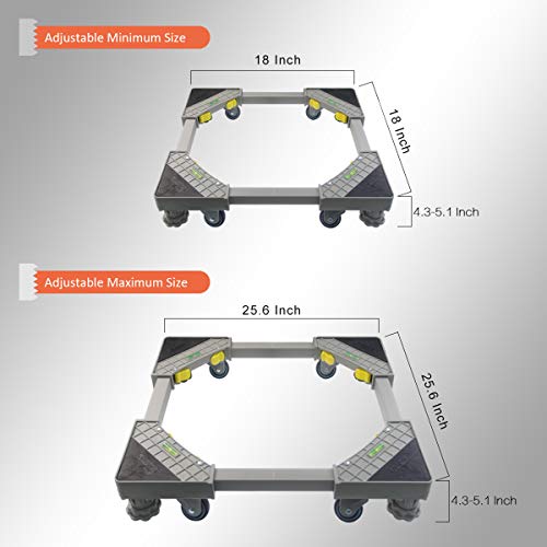 1 Furniture+Rollers+Adjustable+Movable+Refrigerator