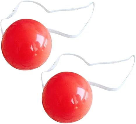 Amazon Co Jp Hakka 6個のledピエロの鼻赤い鼻とledライトが点滅するトナカイの鼻のドレスアップ小道具クリスマスコスチュームコスプレパーティーの好意 ホーム キッチン