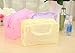 Dealglad® New 5pcs Fashion Floral Portable Waterproof Translucent Cosmetic Makeup Bag Travel Toiletry Wash Bath Storage Pouch Organizer Case (Random Color)