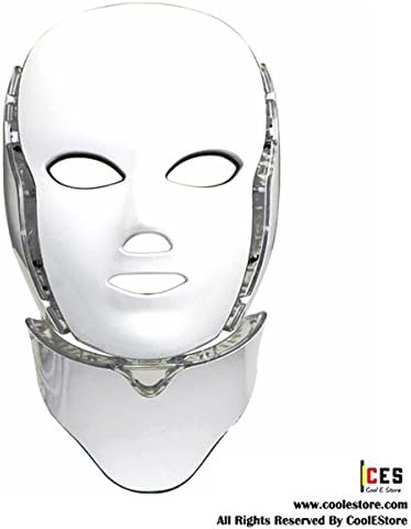 CoolEStore Color light skin care mask &neck FDA Cleared (white)