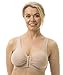Carole Martin Full-Freedom Front Closure Bra, Perfect Wireless Cotton and Spandex Sleep Bras for Women
