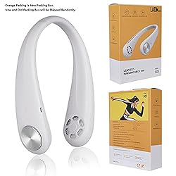 Leafless USB Hanging Neck Fans Portable Rechargable