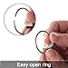 MEKBOK Set of 8 Stainless Steel Measuring Spoons - With 1/8, 1/3 and 1/16 Teaspoon, 1/2 Tablespoon - Metric and US Measurements - The Complete Set for Your Kitchen