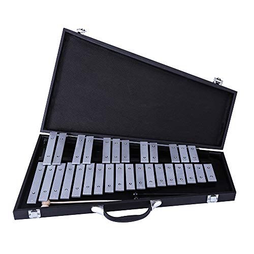 Yinama Foldable Glockenspiel Xylophone Professional Percussion Musical Instrument 30 Note