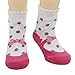 ShoppeWatch 12 Pairs Baby Toddler Socks with Grips Anti-Slip Non-Skid Bottoms For Kids Infant Babies Girls 2T and 3T Walkers BBSK15G