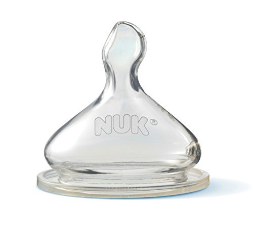 Nuk 62656 perfect fit replacement nipples, medium flow,…