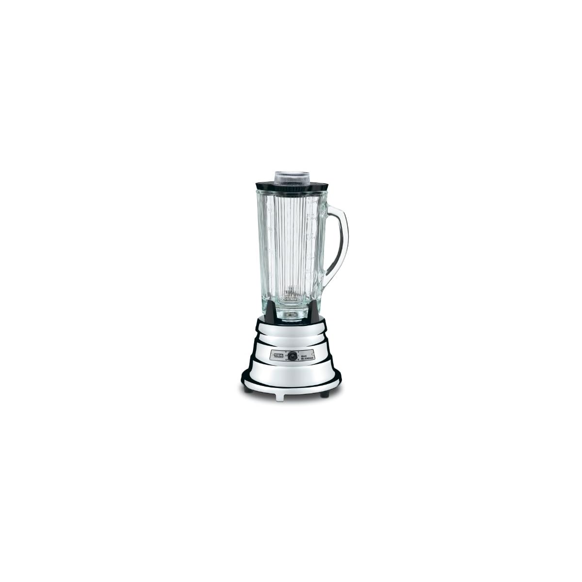 Waring Commercial BB900G 1/2 HP Chrome Bar Blender with 40Ounce Glass