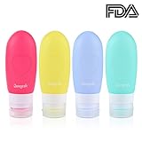 Travel Bottle Accessories, Dongcoh Leak Proof Food