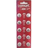 LOOPACELL 10 Pack AG6 LR920 371 Alkaline Button Cell Battery