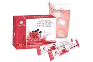 Javita ActiveBlendz Control Fruit Powder Drink Instant Beverage Made w/Pomegranate & Grape, Garcinia Cambogia & Gymnema Sylvestre for Appetite and Weight Management, 24 serv.