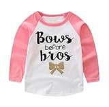 Orangeskycn Cute Baby Kids Boys Girls Long Sleeve Letter Print T-Shirt Top Outfits