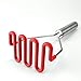 Tovolo Silicone Potato, Stainless Steel Handle & Core, Food Mashers Kitchen Utensil Vegetable Ricer & Avocado Blender, Scratch-Resistant & Heat-Resistant, 1 EA, Candy Apple