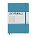 LEUCHTTURM1917 - Notebook Hardcover Medium A5-251 Numbered Pages for Writing and Journaling (Nordic Blue, Squared)