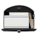 Gibraltar Mailboxes Storehouse Extra Large Capacity Galvanized Steel Black, Post-Mount Mailbox, SH400B01