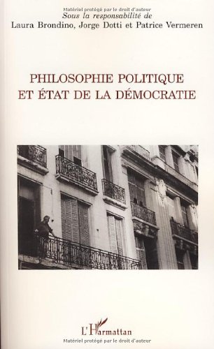 Philosophe politique et état de la démocratie