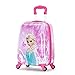 MOREFUN Frozen 18 Inch Luggage Hard Side Spinner Suitcase Carry on Luggage Rolling Pink 01