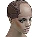 Rossy&Nancy Best Gluess Silk Swiss Lace Net Ear to Ear Stretch Wig caps with Adjustable Straps for Making Wigs