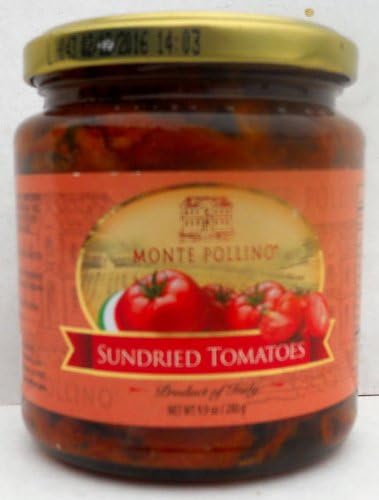 Monte Pollino (6 pack) Sundried Tomatoes in Oil 9.9oz jars from Italy