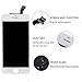 iPhone 6 Screen Replacement White, Giorefix 4.7 Inch LCD Display Touch Screen Digitizer Frame Assembly with Full Set Repair Tools Screen Protector for iPhone 6 Display White