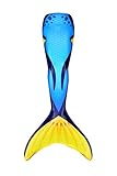 Fin Fun Mermaid Tail Only, Reinforced tips, No Monofin, Blue Tang, Child 6