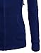 MBJ WJC593 Womens Thermal Knit Zip Hoodie S DARK_NAVY