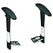 Safco 3495BL Chair Arms for Metro Extended-Height Chair, Durable Polyurethane Construction, Height Adjustable, Add on Or Replacement