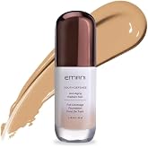 Emani Youth Defense Foundation for Sensitive, Mature, Acne-Prone Skin &ndash; Skincare Infused, Hyaluronic Acid, Licorice Root with Soft Hydrated Finish. Vegan, Cruelty-Free. Medium Skin Tone.