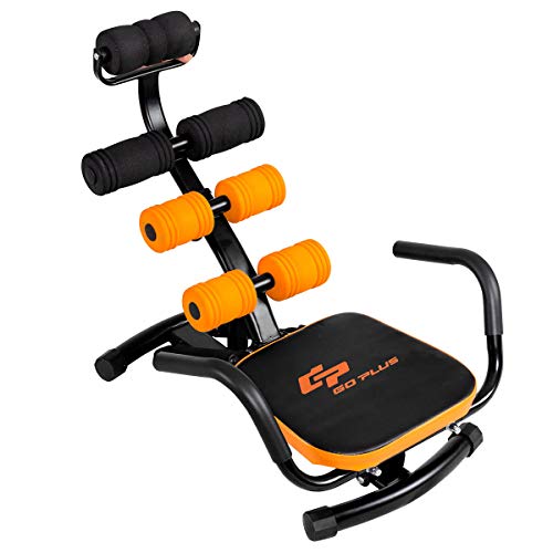 Goplus Abdominal Twister Trainer Height Adjustable Incline Workout Equipment Ab Rocket Exerciser