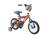 Hot Wheels Boys Dynacraft Bike with Turbospoke, 12'', Red/Blue/Black