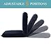 Sundale Outdoor Indoor Adjustable Soft-Brushed Polyester Cord Five-Position Multiangle Floor Chair, 17.5