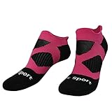Premium Compression Running Socks, Reinforced Arch Support, pressure dispersing heal, enhanced stability of ankles, Ideal for running, cycling, any type of sports …