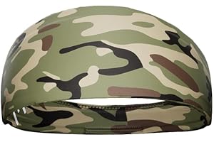 ELITE ATHLETIC GEAR 40+ Designs! Unisex Headband/Sweatband. Best for Sports, Fitness, Working Out, Yoga. Tapered Design