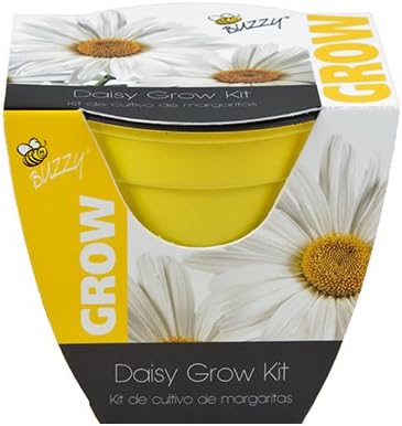 Buzzy 95531 Daisy Grow Kit, 4-In. Plastic Pot - Quantity 18