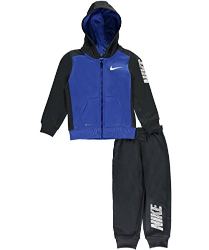 Nike Little Boys  Toddler Therma Dri-Fit 2-Piece Outfit - anthracite, 3t