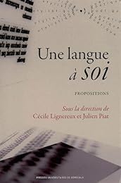 Une  langue à soi