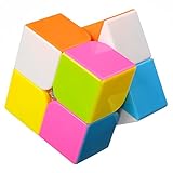 High Speed 2x2 Puzzle Cube (Tanbi Puzzles RC110) Mini Stickerless (2 by 2)