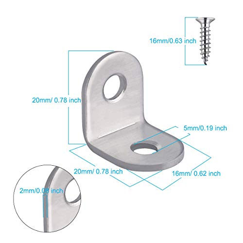 1 Stainless+Bracket+inch%25EF%25BC%258C20+Fastener+Included