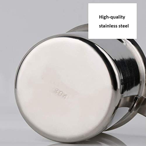 Elektrischer Schneebesen, Handpumpen-Milchaufschäumer aus Edelstahl, manuell betriebener Milchschaumbereiter, Tasse für… – Bild 8