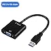 E-Word Top-Grade High Speed USB 3.0 To VGA Adapter Multi-display Video Converter - Windows 7/8/8.1/10, Plug and Play No Need CD Driver(Black)