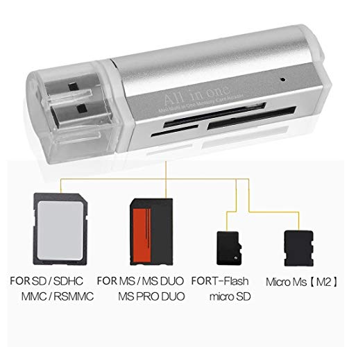 Universal All in one Mini Multi in One Memory Card Reader Mini Phone Extension Headers Micro USB OTG Adapter