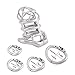 TERNENCE Stealth Convenient Lock Chastity Cage Device Ergonomic Design for Male SM Penis Exercise Sex Toys (40mm S Size)