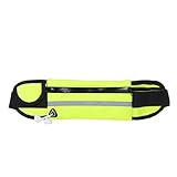 NUTK Running Belt Waist Pack Pouch Bag,Adjustable Workout Fanny Pack with Expandable, Water-Resistant & Reflective Neoprene and Headphone Port for Men/Women/iPhone7/6/6s/plus and other Phones.